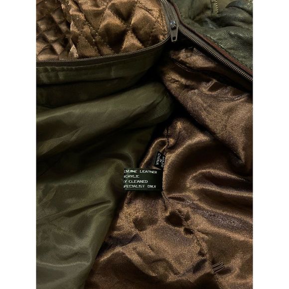 Donica Brown Insulate Geniune Leather Jacket - Picture 8 of 8